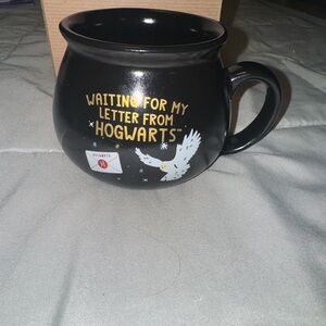 Black Hogwarts Owl Mug  “ WAITING FOR MY LETTER FROM HOGWARTS”
